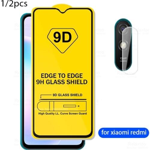 Redmi 9a glass full glue glass for xiaomi redmi 9 a glass protective redme 9 a c a9 redmi9a 9 redmi9c phone film redmi 9c 1-2pcs