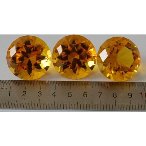 3pcs/set glass jellyfish paperweights 30mm amber crystal diamond