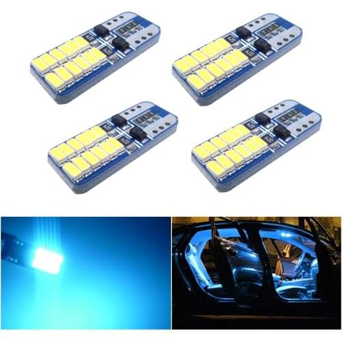 4x W5W T10 LED Canbus Bulb 194 Led Car Interior Light License Plate Trunk Lamp For Honda Civic Accord Fit CRV City HRV