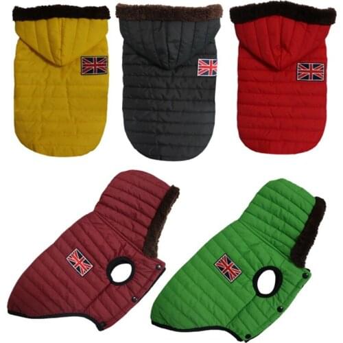 Pet Products Winter Dog Clothing Cotton Coat Jacket Vest Small Pet Dog Clothes For Dogs Yorkies Overalls For Dogs Clothes