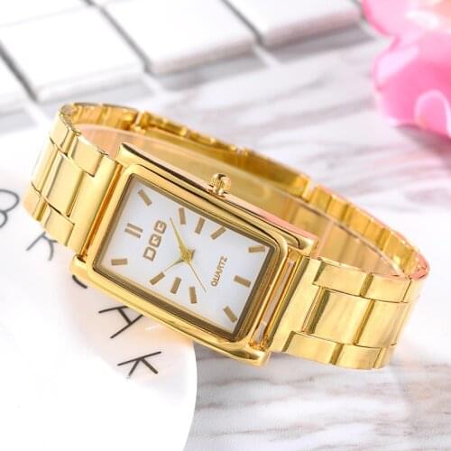 Reloj Mujer Women Watches Sleek Minimalist Square Dial Stainless Steel With Ladies Quartz Watch bayan kol saati Clock Dress gift