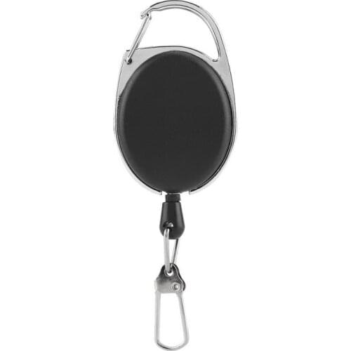 1pc Fly Fishing Tools Zinger Retractor Extractor Keeper Tether Retractable Reel Anglers Badge Holder Accessories