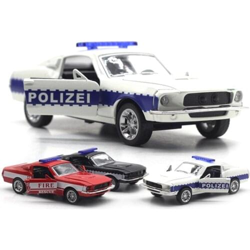 1Pc Mini Diecast Police Car Electric Pull back Model with Light Sound Education Kids Toy for children friends Birthday Gifts