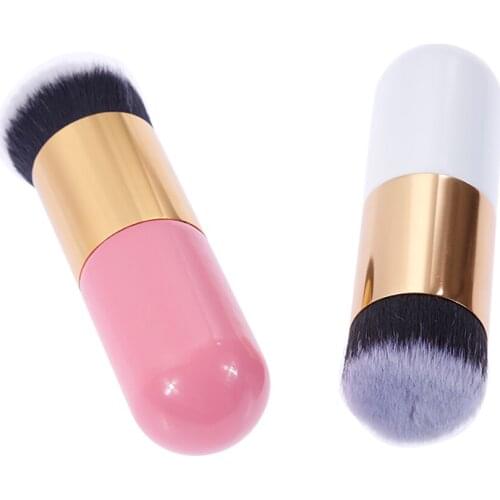 1Pcs Professional Makeup Brushes Tools Cosmetic Cream Powder Foundation Blush Blending Portable Beauty Make Up Brush Soft Hair