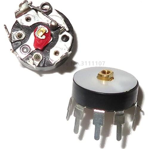 10PCS/LOT Radio Potentiometer RV12MM B503 B50K Power Amplifier Volume Potentiometer With Switch Corner Pin