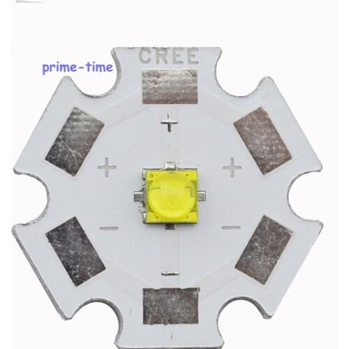 Promotions 5pcs 5W Cree Xlamp XTE XT-E LED Led Emitter White 6000-6500K 8mm/10mm/12mm/14mm/16mm/20mm Base LED Chip light