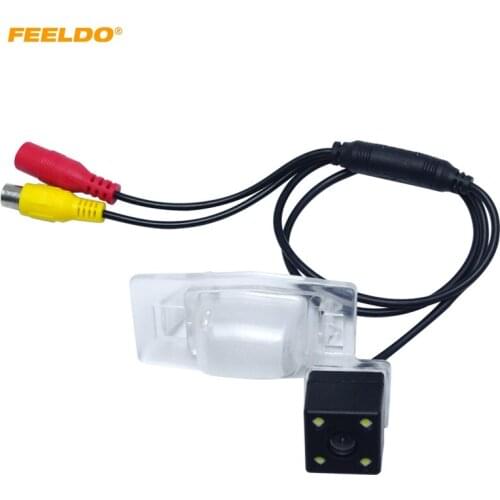 FEELDO Auto Rear View Car Camera with LED light for Mitsubishi Galant(2008-2011) Reversing Parking Camera#4175