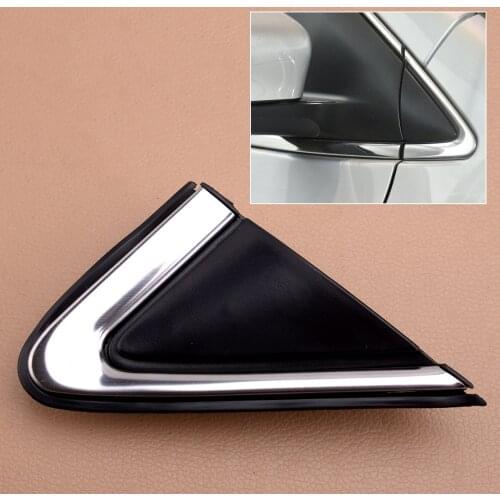 Car Right Side Rearview Mirror Triangle Plate Trim Fit For Nissan Sentra 2013 2014 2015 Styling