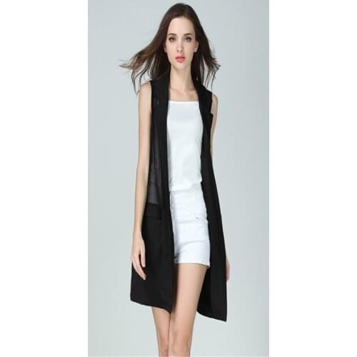 Женские длинные жилеты BAQCN China At AliExpress