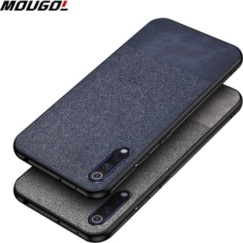 For Xiaomi MI CC 9 Case Shockproof Cloth Fabric Silicone Soft Edge Case For Xiaomi 9 9T CC 9E A3 Lite Redmi K20 Note 7 Pro Case