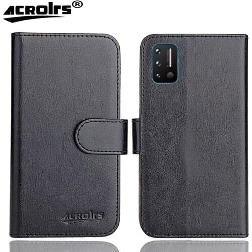 UMIDIGI A7S Case 6.53" 6 Colors Flip Soft Leather Crazy Horse Phone Cover Stand Funstion Cases Credit Card Wallet