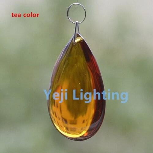 Water droplet shape crystal Chandelier crystal beads for led pendant light Vintage retro candle lights crystal beads lamps DIY