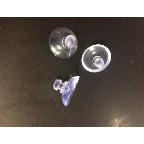 Home storage suckers PVC transparent mushroom head suction cup game machine rocker handle 1.5cm size storage accessories