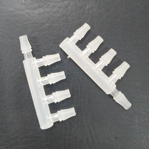 LETOP 10PCS Inkjet Printer Digital Printer Machine Plastic Ink Hose Tube Connector Adapter Pipe Joint