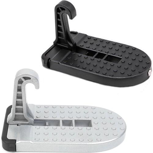 Multifunction Foldable Car Roof Rack Step Car Door Step Universal Latch Hook Auxiliary Foot Pedal Aluminium Alloy Safety Hammer