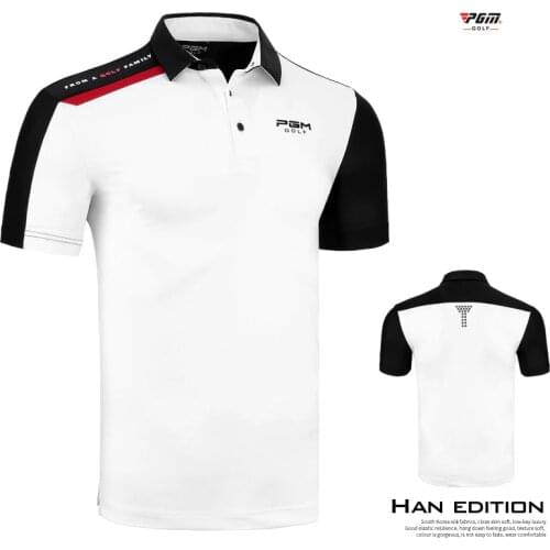 New Summer Golf Wear Clothing Apparel Men shirt Competition Sports Ball Suit Breathable Warm Short Sleeve Trainning T Shirt PGM