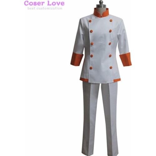 Food Wars! Shokugeki no Souma: Shin no Sara Takumi Aldini Cosplay Costume Halloween Christmas Costume