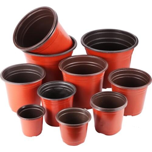 Plastic Grow Box Fall Resistant Seedling Tray For Home Garden Plant Pot Nursery Transplant Flower Seedling Pots 30 Pcs