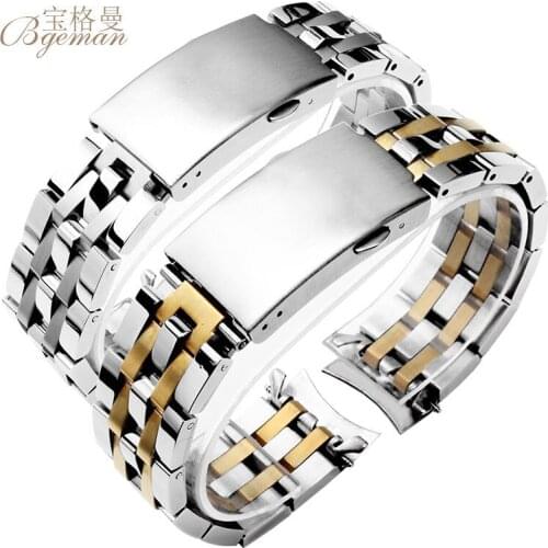 19 20mm stainless steel strap, force Rock 1853 steel strap strap chain PRC200/T17/T461/T014 Gift installation tools