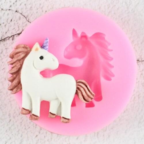 Unicorn Silicone Mold Fondant Mold Cake Decorating Tools Chocolate Gumpaste Baking Candy Clay Mold