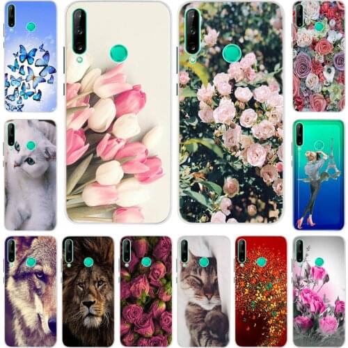 Silicone Case For Huawei Y7P Case 6.39" Flower Printing Phone Back Cover For Huawei Y7P 2020 Y 7P ART-L28 ART-L29 Soft tpu Cases