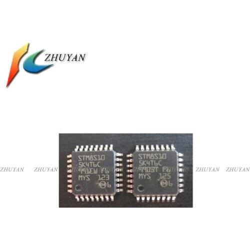 10PCS!!! NEW Original STM8S105K4T6C QFP32 Microcontroller microcontroller In Stock