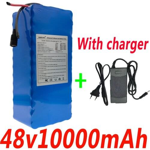 2021 NEW 48V10Ah 1000w 13S4P 48V Lithium ion Battery Pack For 48v 10000mAh E-bike Electric bicycle Scooter with BMS+Charger