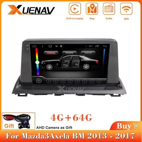 GPS Navigation Android No 2din Car radio player For Mazda 3 3 Axela BM 2013 - 2017 Car Radio Multimedia Video Player