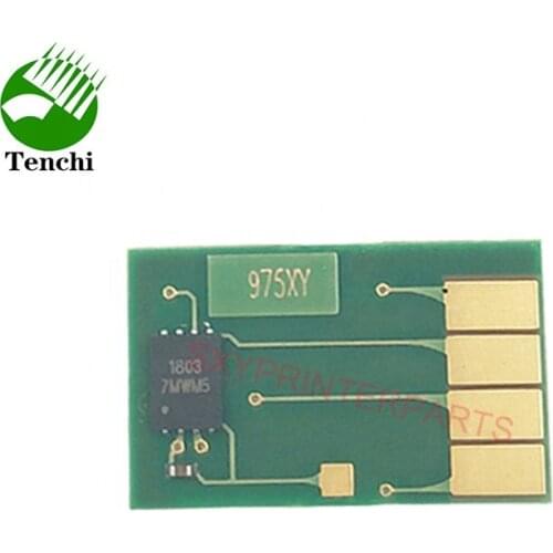 Free shipping 4pcs/set New hot 975a 974a 973a 972A Toner Chip For hp352dw 377dn 552z inkjet printer machine parts