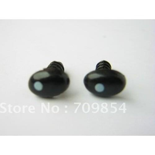 Free shipping!!! 500pcs/lot Brand new oval 9*6mm animal eye safety eyes with stem