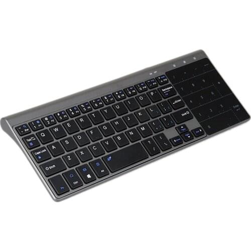 2.4G Wireless Keyboard with Touchpad and Numpad for Windows PC Laptop Ios pad Smart TV HTPC Android Box in different language