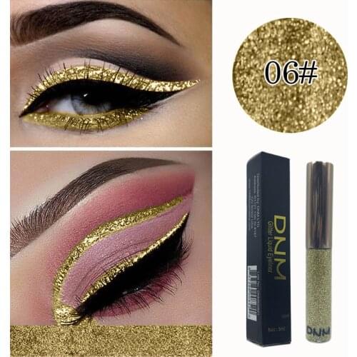 Shimmer Eyeliner Waterproof Glitter Eye Liner Quick Drying Liquid Eye Liner Pencil 3D Pearlescent Eye Makeup Cosmetic