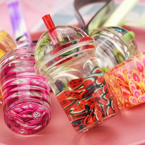 Simulation Oil Fruit Keychain Liquid Floating Watermelon Orange Keyring Women Couple Cute Bag Car Keyfob Ornament Jewelry