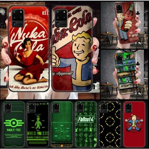 Game Fallout Shelter Phone case For Samsung Galaxy Note 4 8 9 10 20 S8 S9 S10 S10E S20 Plus UITRA Ultra black trend back