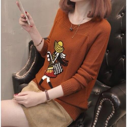 Cheap wholesale new Hot selling womens fashion casual warm nice Sweater girls cute sweater L400