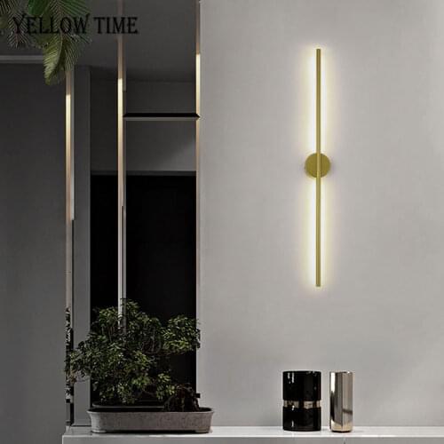 Minimalist Creative Led Wall Light For Living room Bedroom Corridor Indoor Lighting 120 100 80 60cm Strip Bathroom Mirror Light