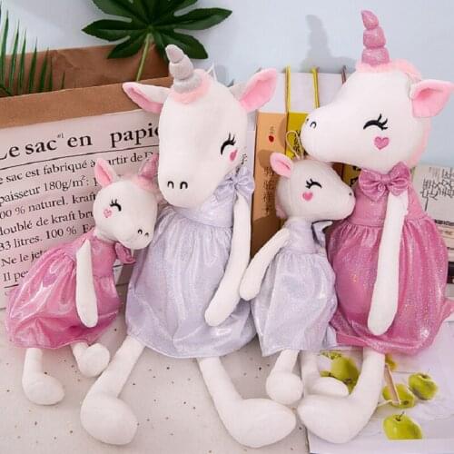 NiuNiu Daddy 70cm Unicorn Plush Toy Stuffed Animal Doll Toy Cartoon Plush Toy Valentine Gift For Girls
