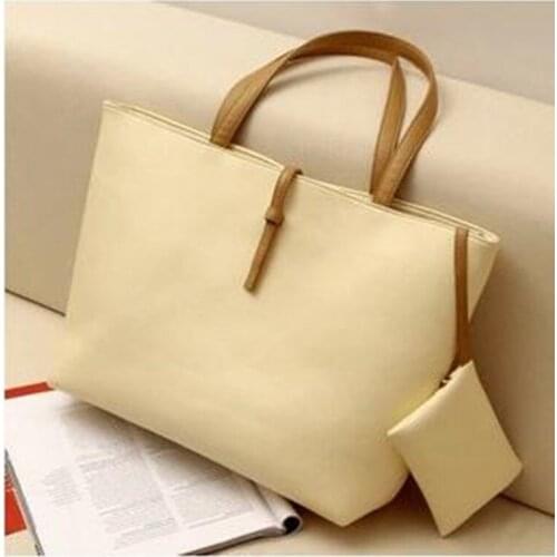 2021 New Korean Style Belt Buckle Decoration Large Coin Purse Casual Large Capacity Tote Shoulder Bag Female Bag Wholesale