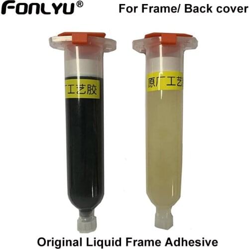 Original For iPhone X XS Max XR Middle Frame Back Cover Glue Sticker for All Phone Bracket Bonding Pur Rework adhesive Liquid