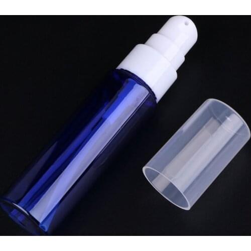 2020 New 30ml-100ml Plastic Refillable Pump Lotion Bottle Travel Cosmetic Container Colo