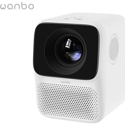 Global Version Wanbo T2Max Projector 1080P HD LCD Projection Vertical Keystone Correction Support U-disk Mini Theater Projector