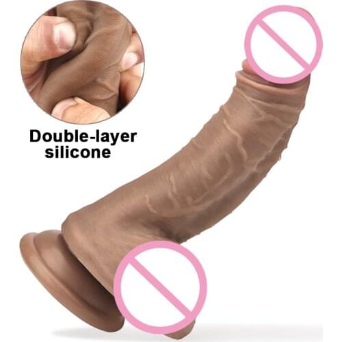7.87 Inch Super Huge Dildos Silicone Thick Dick Penis Realistic Consolador Anal Butt With Suction Cup Dildo Sex Toy For Women