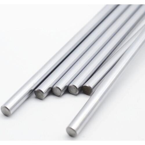 2pcs Diameter 8mm Chromed stainless steel Smooth Shaft Rod Optical Axis 200/300/350/400/500mm for prusa rod 3D Printer Parts CNC