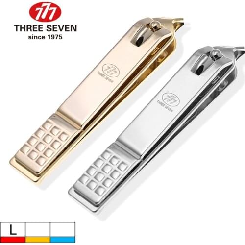 THREE SEVEN/777 Large-size Callus Shaver Nail Clippers Trimmers 14K Gold-plated Pedicure Care Paronychia Professional Nail Tools