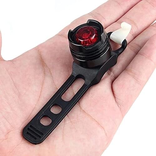 Waterproof Bike Bicycle Rear Tail LED Helmet Cycling FlashLight Safety Warning Lamp Cycling Safety Warning Light