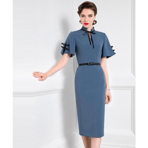 High End Celebrity Dress Womens 2021 New Summer Temperament Trumpet Sleeve Fashion Slim Skirt