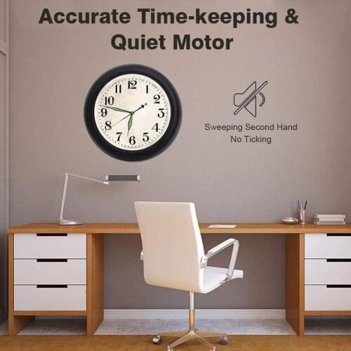 1set Silent Large Wall Clock Quartz Clock Movement Mechanism Diy Repair Parts Watch Wall Clock Movement With Hands