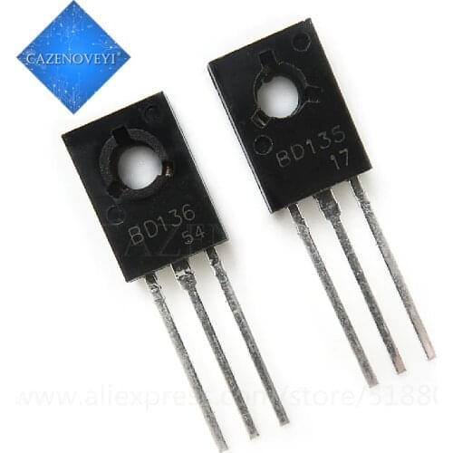 10pcs/lot BD131 BD135 BD136 BD137 BD138 BD139 BD140 BD237 BD238 BD675 BD677 BD679 BD680 BD681 BD682 BD875 BD876 TO-126 In Stock