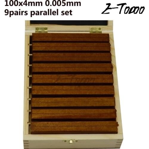 100x4mm 9pairs high precision parallel set Parallelism: 0.005mm parallel bock set Hardened Parallels Tools