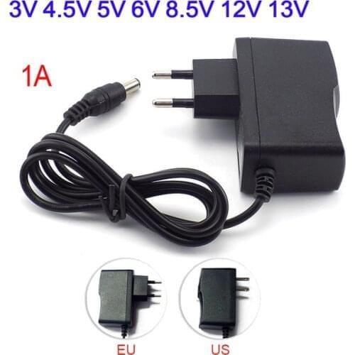 AC DC 220v To 12V 5V Power Supply Adapter 3V 4.5V 5V 6V 8.5V 9V 12V 13V 1A AC/DC Power Supply Charger Adapter Transformers SMPS
